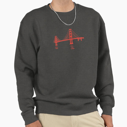 Californias Golden Gate Bridge Sweatshirt - Custom Art Print Unisex - T-Shirt, Sweatshirt, Hoodie