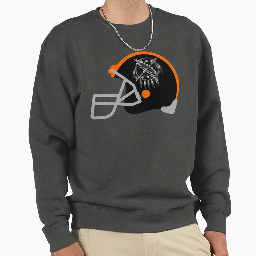 Dafakawe Tribe Helmet Sweatshirt - Novelty Apparel Unisex - T-Shirt, Sweatshirt, Hoodie
