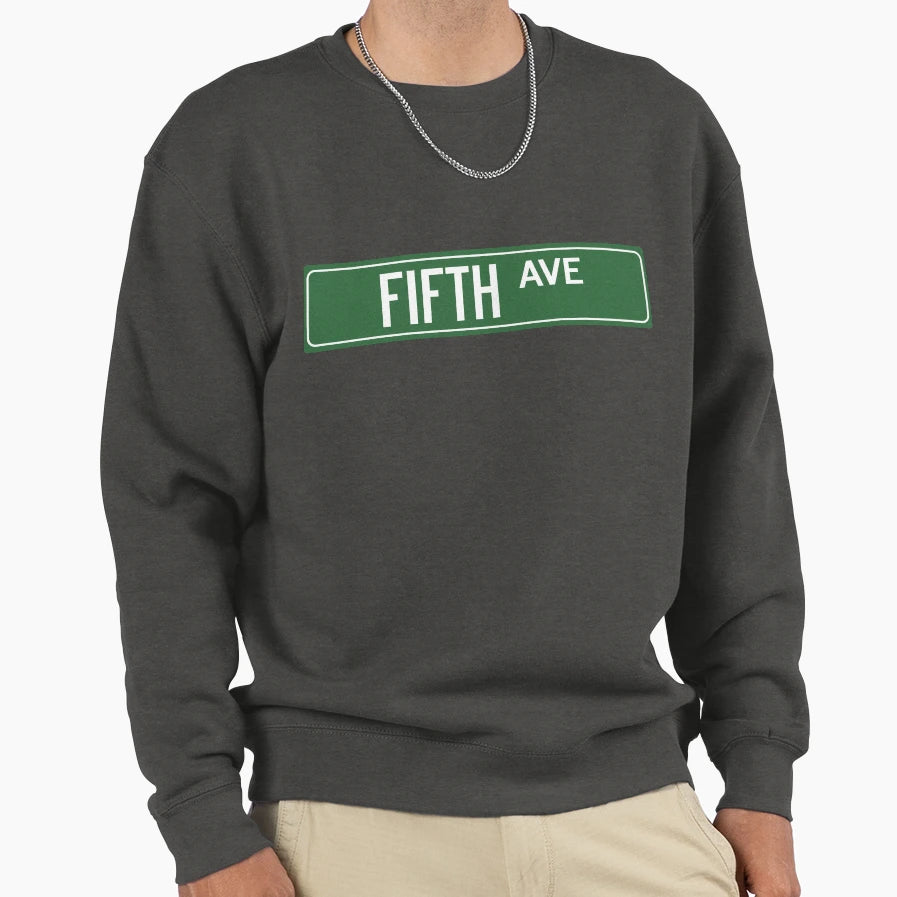 Fifth Ave Nyc Sweatshirt - Graphic Print for Adults - T-Shirt, Sweatshirt, Hoodie