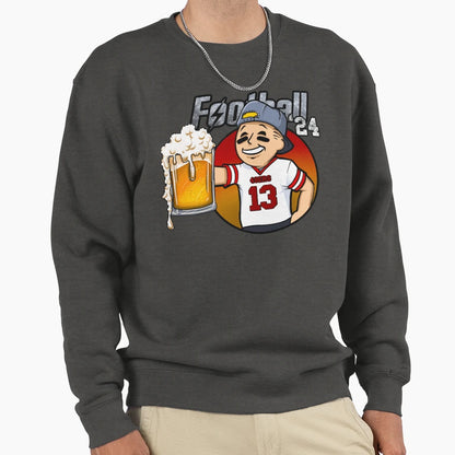 Beer Football 2 Sweatshirt - Graphic Print Men Women - T-Shirt, Sweatshirt, Hoodie