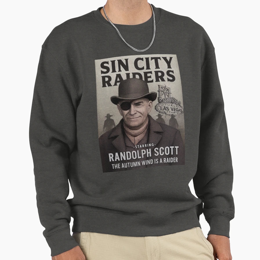 Sin City Raiders Movie Sweatshirt - Trendy Graphic for Adults - T-Shirt, Sweatshirt, Hoodie