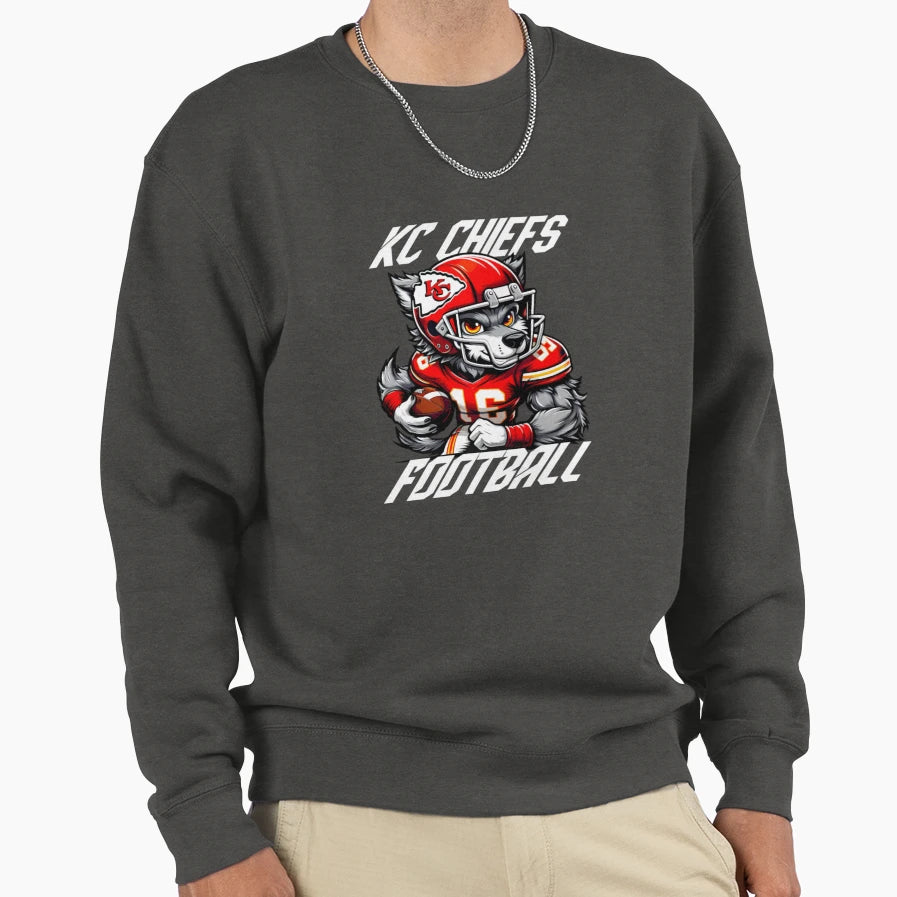 Kc Chiefs Football Sweatshirt - Fun Novelty Design Men Women - T-Shirt, Sweatshirt, Hoodie