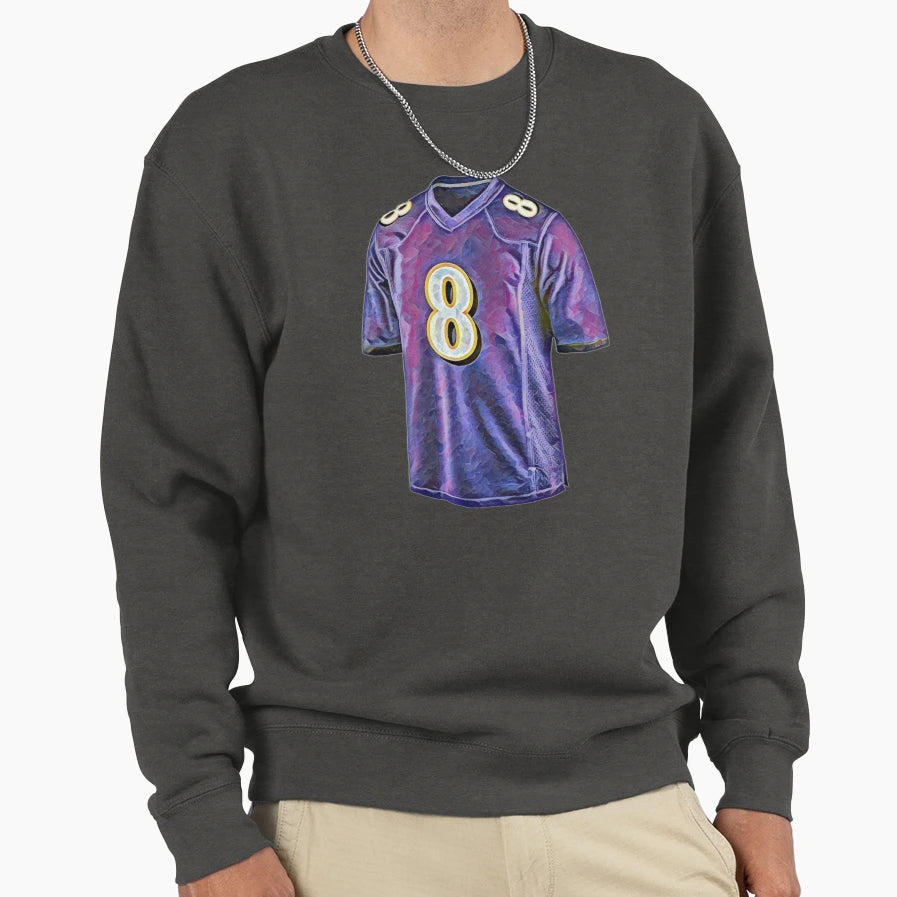 American Football Jersey Sweatshirt - Graphic Print for Adults - T-Shirt, Sweatshirt, Hoodie