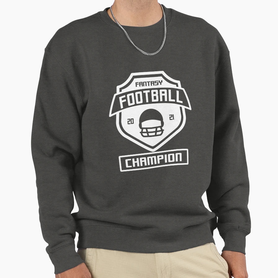 Fantasy Football Champion 2021 Sweatshirt - Unique Graphic Unisex - T-Shirt, Sweatshirt, Hoodie