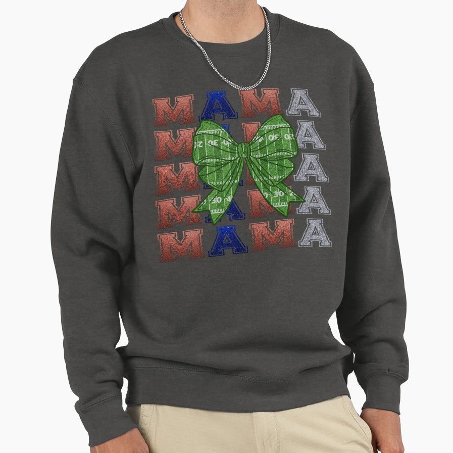 Football Mama Sweatshirt - Custom Art Print Unisex - T-Shirt, Sweatshirt, Hoodie