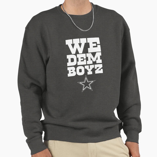 We Dem Boyz White Sweatshirt - Streetwear Style for Adults - T-Shirt, Sweatshirt, Hoodie