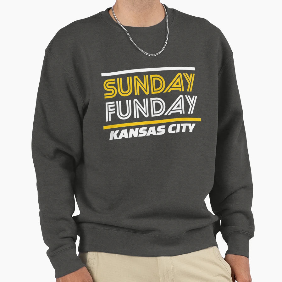 Sunday Funday City Sweatshirt - Streetwear Style for Adults - T-Shirt, Sweatshirt, Hoodie