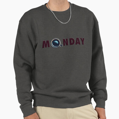 Monday Coffee Sweatshirt - Unique Graphic Unisex - T-Shirt, Sweatshirt, Hoodie