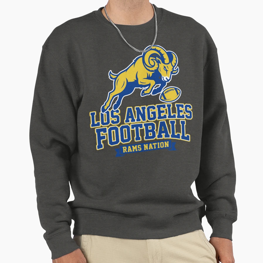Los Angeles Rams Football Rams Nation La Hoodie - Streetwear Style Unisex - T-Shirt, Sweatshirt, Hoodie