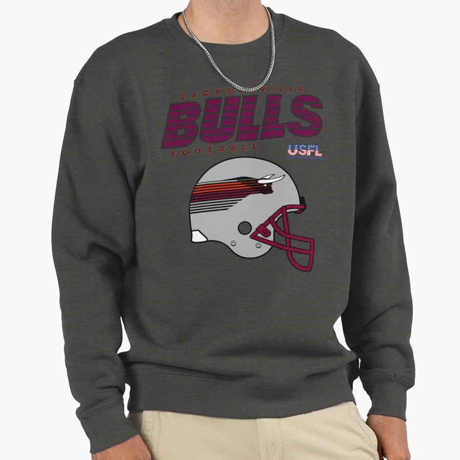 Jacksonville Bulls Helmet Sweatshirt - Graphic Print Men Women - T-Shirt, Sweatshirt, Hoodie
