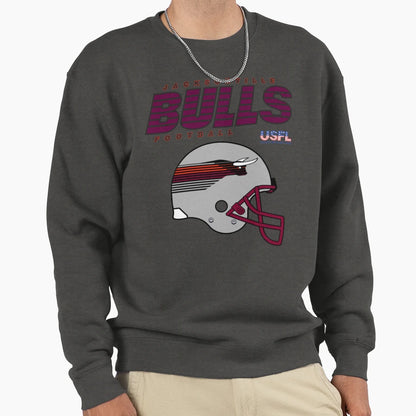 Jacksonville Bulls Helmet Sweatshirt - Graphic Print Men Women - T-Shirt, Sweatshirt, Hoodie