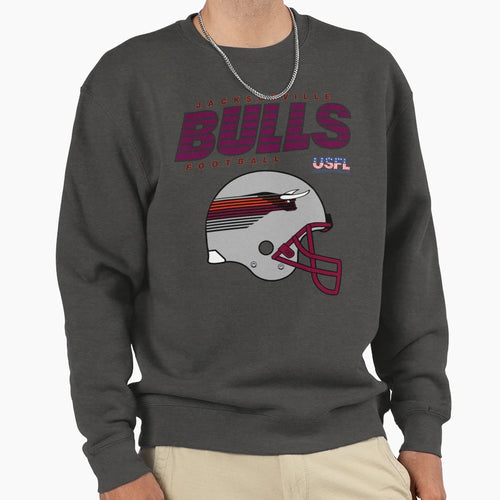 Jacksonville Bulls Helmet Sweatshirt - Graphic Print Men Women - T-Shirt, Sweatshirt, Hoodie