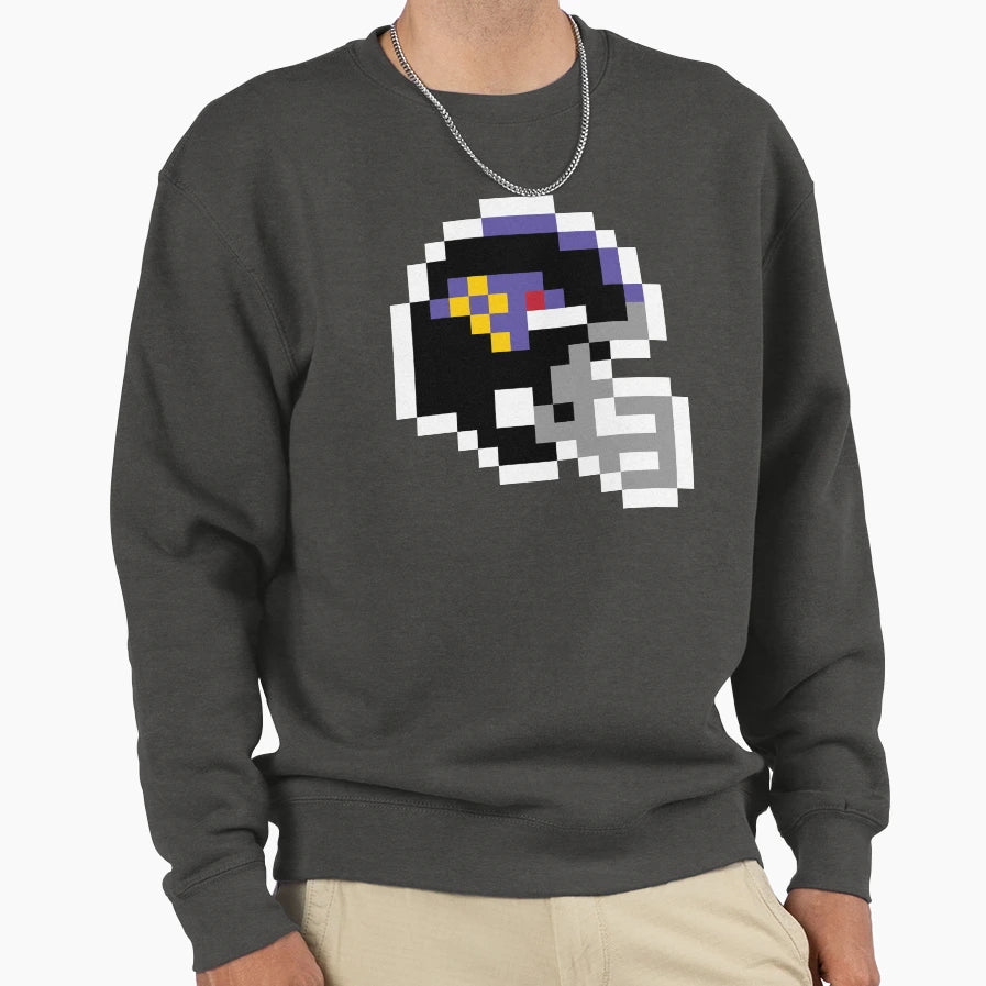 Baltimore Ravens 8 Bit Football Sweatshirt - Graphic Print Men Women - T-Shirt, Sweatshirt, Hoodie