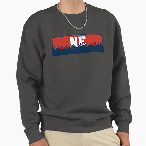 Cheering New England Ne Sweatshirt - Graphic Print for Adults - T-Shirt, Sweatshirt, Hoodie