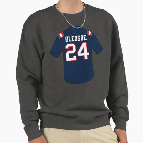 Joshuah Bledsoe Jersey Number 24 Sweatshirt - Fun Novelty Design Unisex - T-Shirt, Sweatshirt, Hoodie