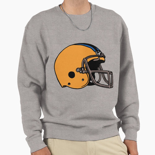 Yellow Sport Helmet Sweatshirt - Custom Art Print for Adults - T-Shirt, Sweatshirt, Hoodie