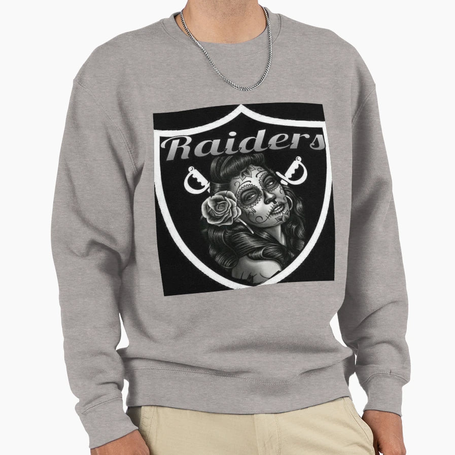 Raiders Sweatshirt - Graphic Print Unisex - T-Shirt, Sweatshirt, Hoodie