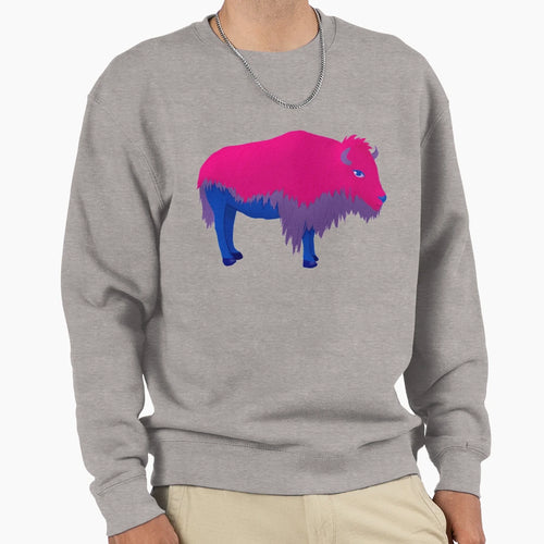 Bison Sweatshirt - Streetwear Style Unisex - T-Shirt, Sweatshirt, Hoodie