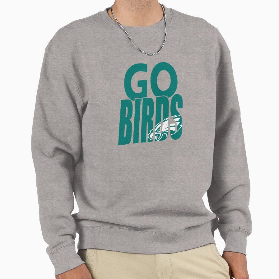 Go Birds Go Sweatshirt - Minimalist Print Unisex - T-Shirt, Sweatshirt, Hoodie
