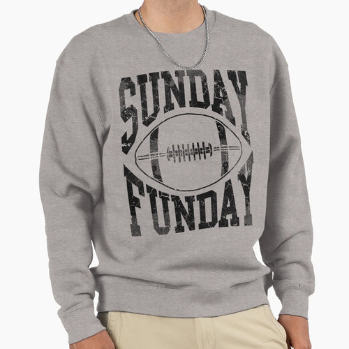 Sunday Funday Football Sweatshirt - Streetwear Style Unisex - T-Shirt, Sweatshirt, Hoodie