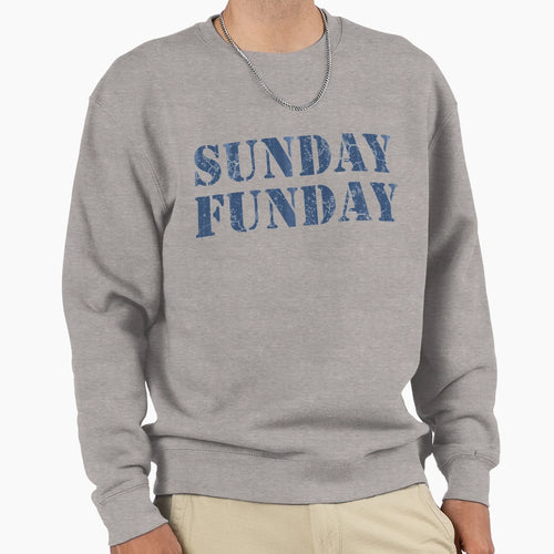 Sunday Funday Football Sweatshirt - Fun Novelty Design Unisex - T-Shirt, Sweatshirt, Hoodie