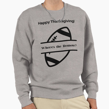 Funny Thanksgiving Football Fan Sweatshirt - Graphic Print for Adults - T-Shirt, Sweatshirt, Hoodie