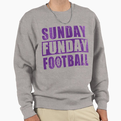 Sunday Funday Football Sweatshirt - Custom Art Print for Adults - T-Shirt, Sweatshirt, Hoodie