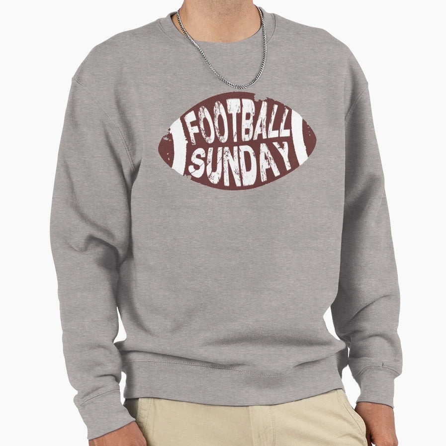 Football Sunday Sweatshirt - Casual Everyday Wear Unisex - T-Shirt, Sweatshirt, Hoodie