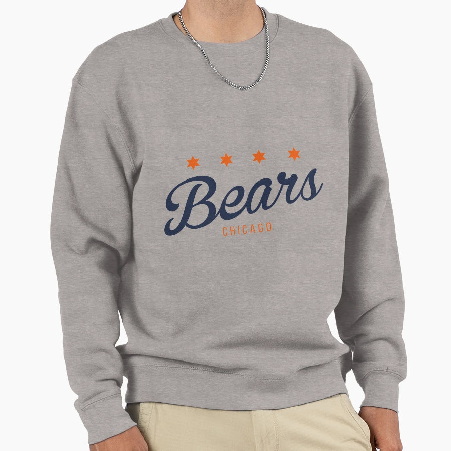 Bears Script Logo Sweatshirt - Fun Novelty Design Unisex - T-Shirt, Sweatshirt, Hoodie