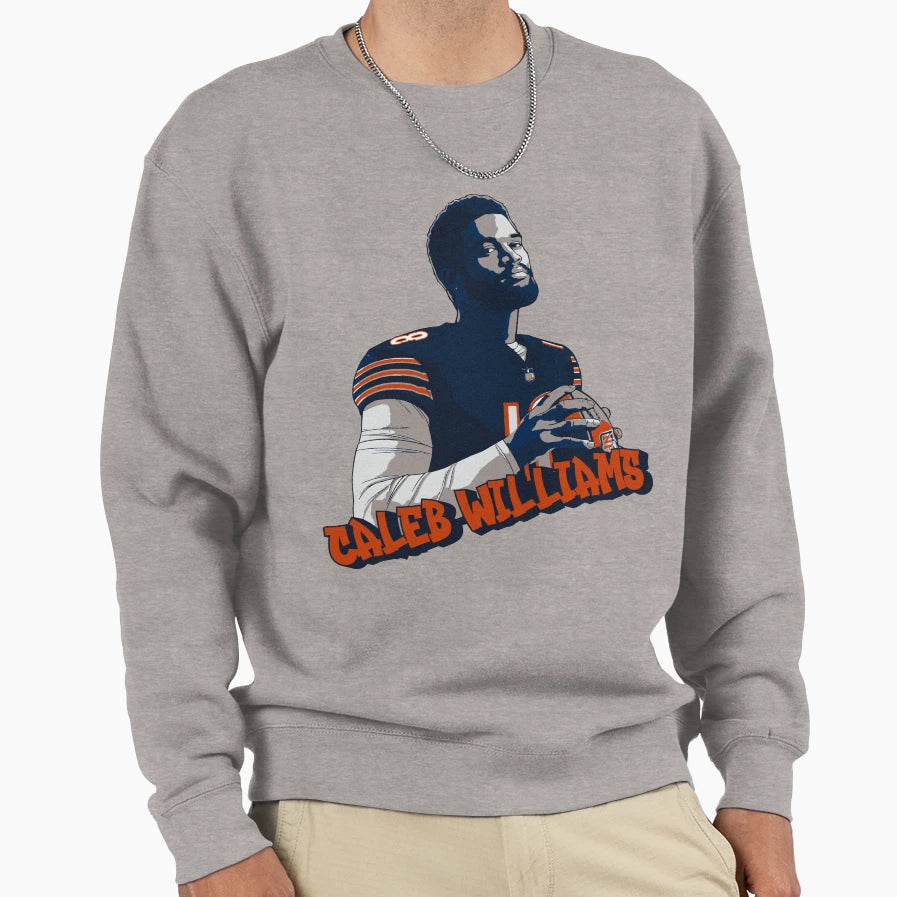 CW Chicago Bears Qb Draft Sweatshirt - Streetwear Style for Adults - T-Shirt, Sweatshirt, Hoodie