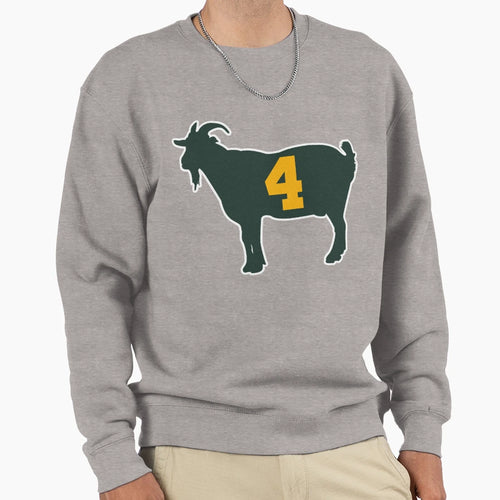 Goat Brett Favre Sweatshirt - Graphic Print Unisex - T-Shirt, Sweatshirt, Hoodie