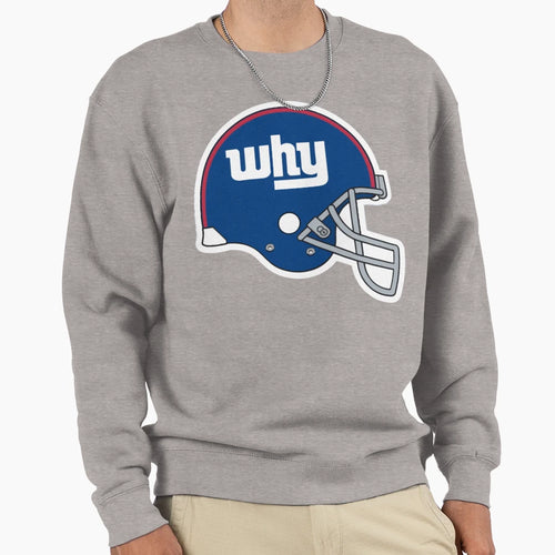 Why Ny Why Sweatshirt - Fun Novelty Design for Adults - T-Shirt, Sweatshirt, Hoodie