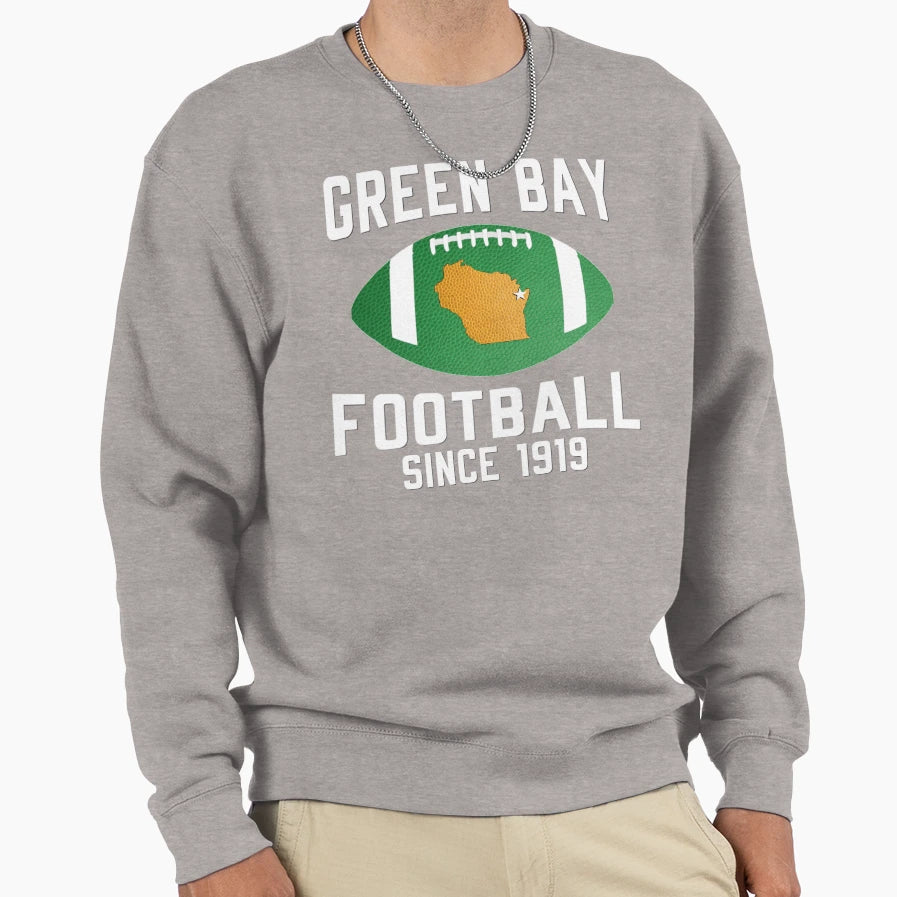 Green Bay Football Sweatshirt - Unique Graphic Unisex - T-Shirt, Sweatshirt, Hoodie