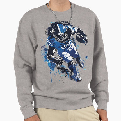 Detroit Lions Football 3 Sweatshirt - Streetwear Style Unisex - T-Shirt, Sweatshirt, Hoodie