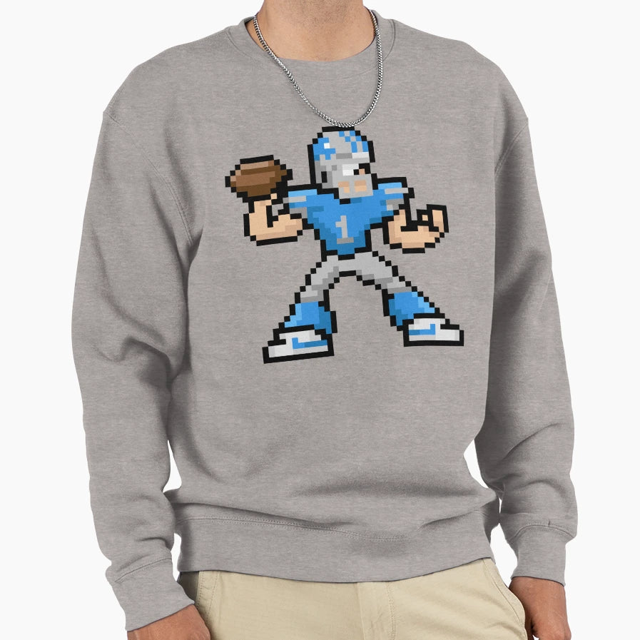 Megaman X Detroit Sweatshirt - Trendy Graphic Men Women - T-Shirt, Sweatshirt, Hoodie