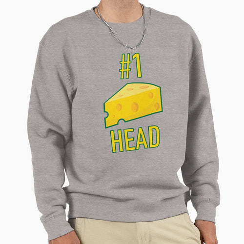 1 Cheesehead Sweatshirt - Unique Graphic Unisex - T-Shirt, Sweatshirt, Hoodie