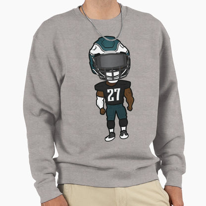 Malcolm Jenkins Cartoon Sweatshirt - Unique Graphic Unisex - T-Shirt, Sweatshirt, Hoodie