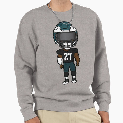 Malcolm Jenkins Cartoon Sweatshirt - Unique Graphic Unisex - T-Shirt, Sweatshirt, Hoodie