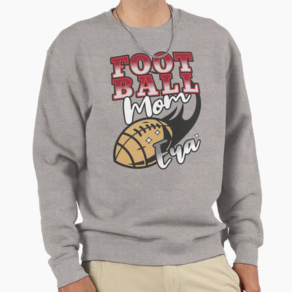 Football Mama Gift Sports Mom Sweatshirt - Aesthetic Graphic Unisex - T-Shirt, Sweatshirt, Hoodie