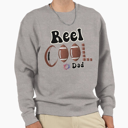 Fathers Day American Football Dad Sweatshirt - Aesthetic Graphic Men Women - T-Shirt, Sweatshirt, Hoodie