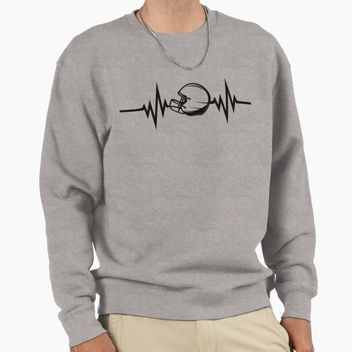 Funny American Football Helmet Sweatshirt - Unique Graphic Unisex - T-Shirt, Sweatshirt, Hoodie
