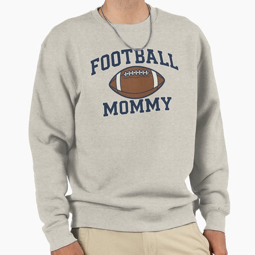 Football Mommy Sports Logo Sweatshirt - Streetwear Style for Adults - T-Shirt, Sweatshirt, Hoodie