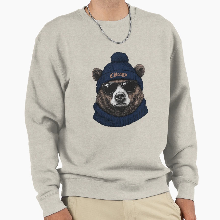Chicago Bears Mascot M5290 Sweatshirt - Streetwear Style for Adults - T-Shirt, Sweatshirt, Hoodie