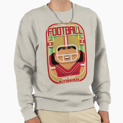 American Football Red And Gold Sweatshirt - Casual Everyday Wear Men Women - T-Shirt, Sweatshirt, Hoodie