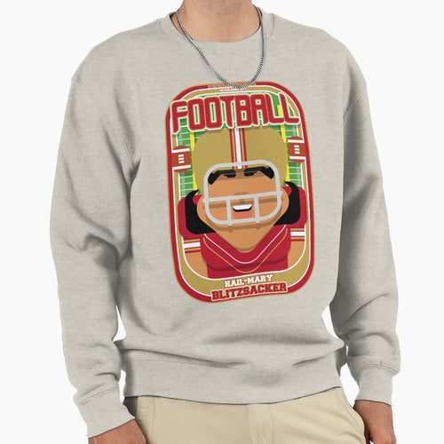 American Football Red And Gold Sweatshirt - Casual Everyday Wear Men Women - T-Shirt, Sweatshirt, Hoodie