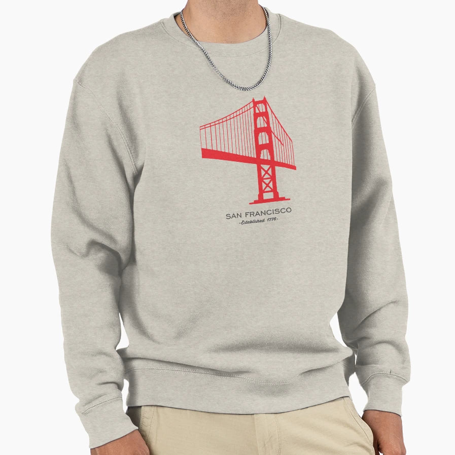 San Francisco Sweatshirt - Casual Everyday Wear Men Women - T-Shirt, Sweatshirt, Hoodie
