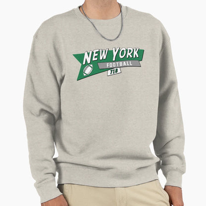 New York J 90S Football Sweatshirt - Trendy Graphic for Adults - T-Shirt, Sweatshirt, Hoodie