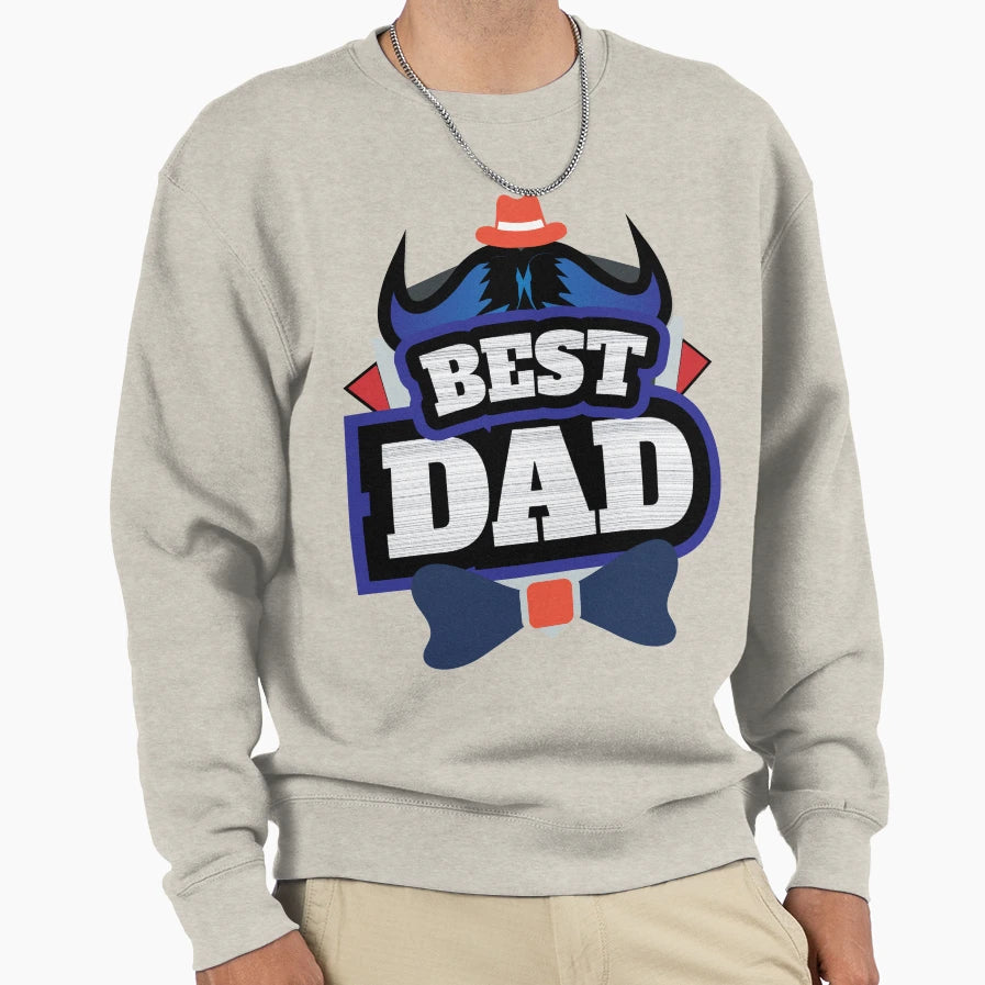 Best Dad Sweatshirt - Fun Novelty Design Unisex - T-Shirt, Sweatshirt, Hoodie