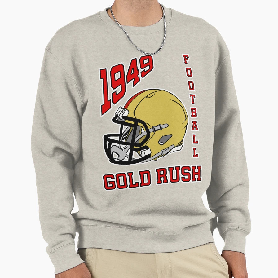 San Francisco Football T-Shirt - Novelty Apparel for Adults - T-Shirt, Sweatshirt, Hoodie