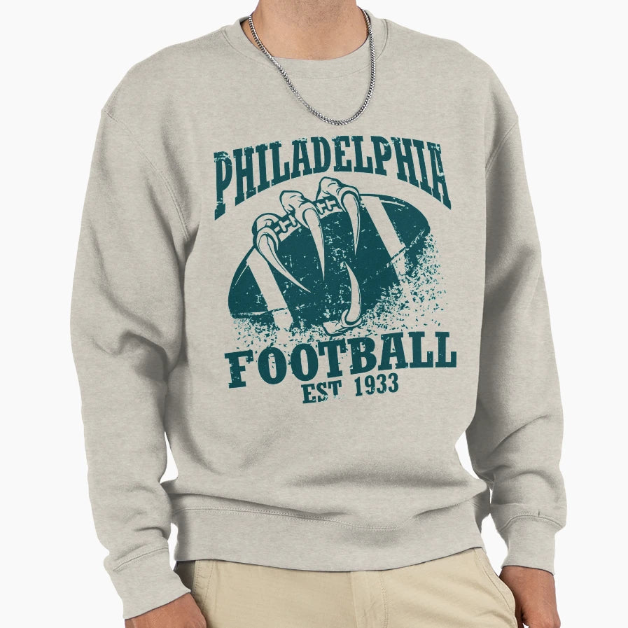 Philadelphia Football Sweatshirt - Streetwear Style for Adults - T-Shirt, Sweatshirt, Hoodie